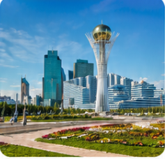 Kazakhstan city skyline